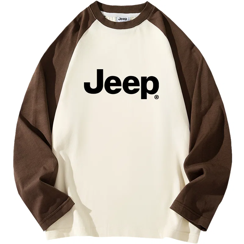 Детская футболка с коротким рукавом, хлопковая, Jeep, молочно-белый — фото 4
