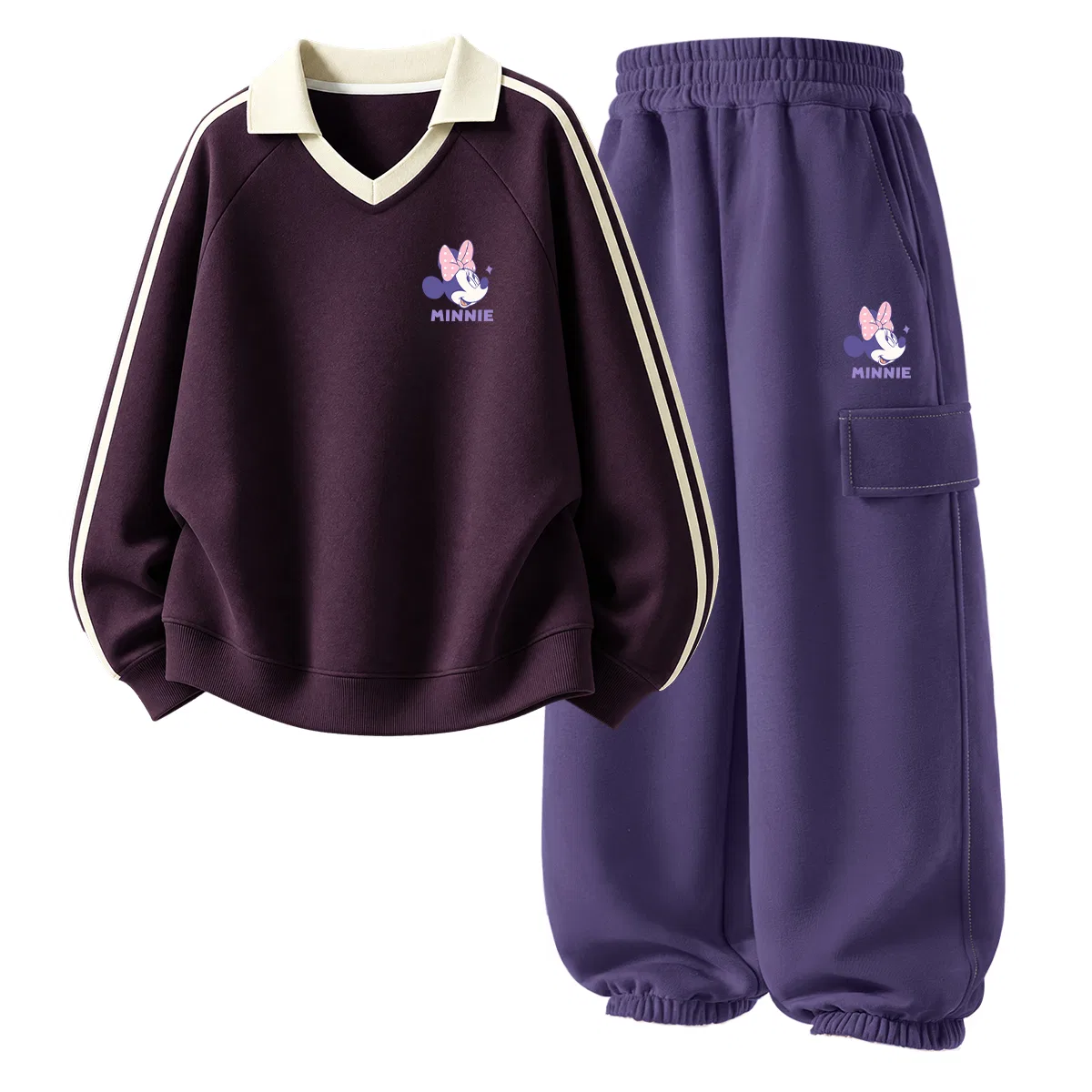 Детский спортивный комплект из двух футболок Disney, Berry Purple/Pulse Purple