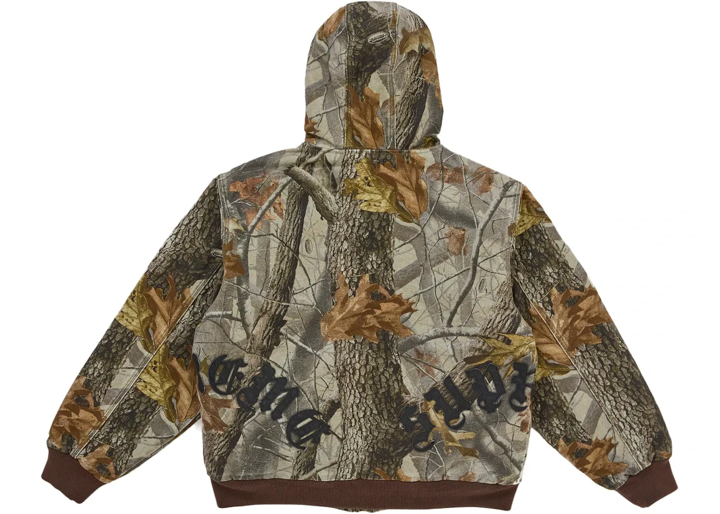 Мужская куртка с капюшоном и кожаными аппликациями Realtree Hardwoods Camo Supreme, цвет Realtree Hardwoods Camo — фото 3