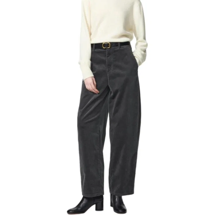 Женские брюки прямого кроя UNIQLO Comptoir Des Cotonniers, Dark Gray