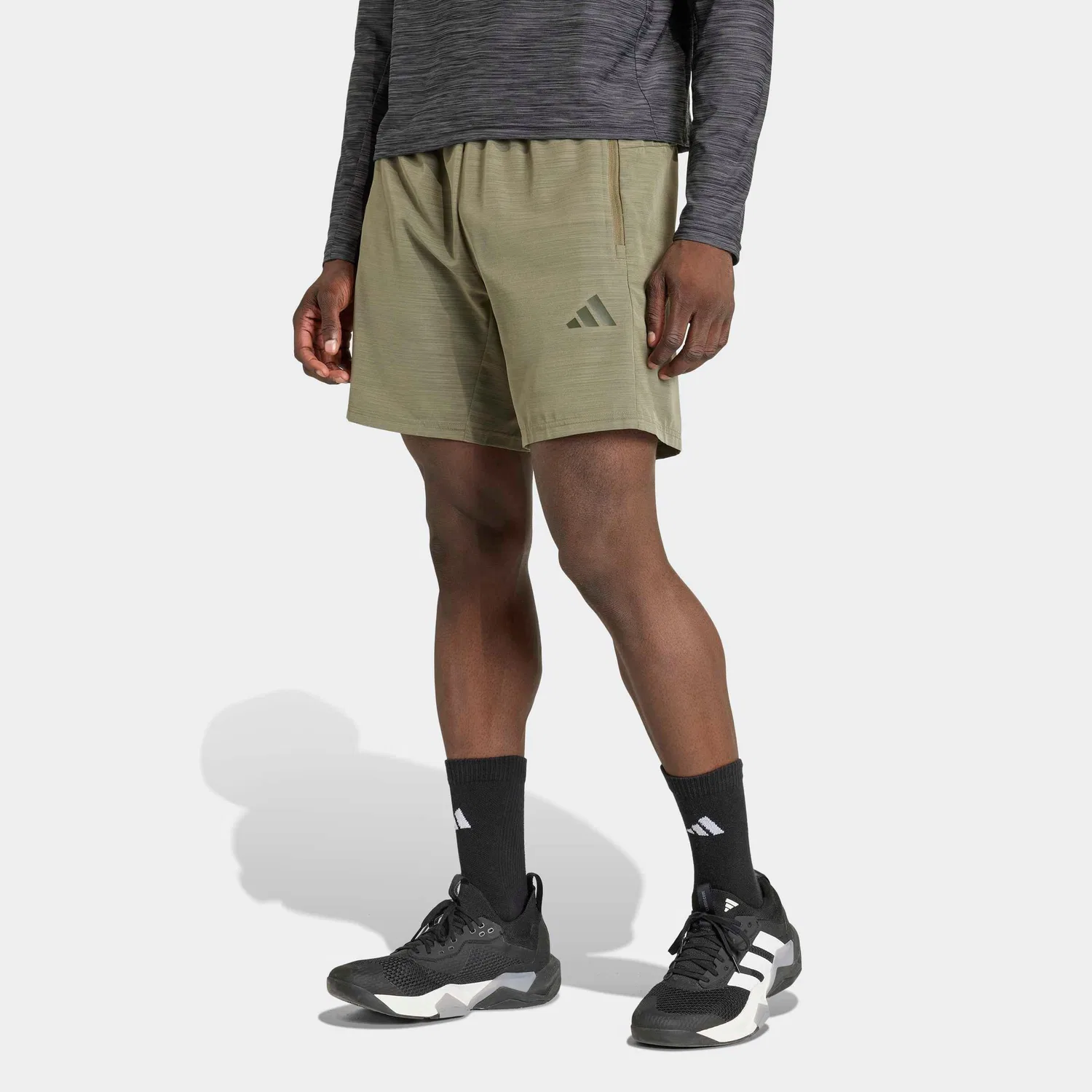 Спортивные шорты Adidas Performance Regular, зеленый — фото 4