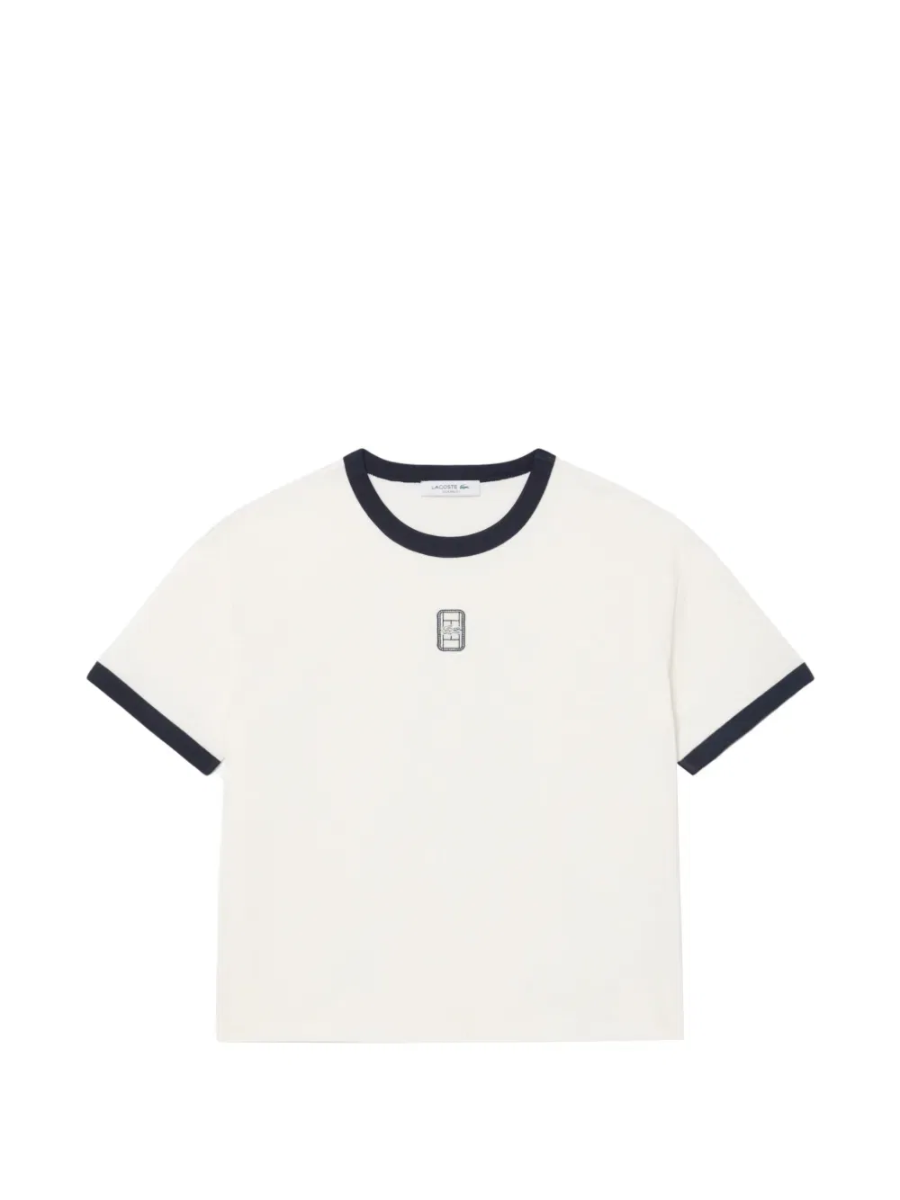 Футболка трикотажная Lacoste, белый