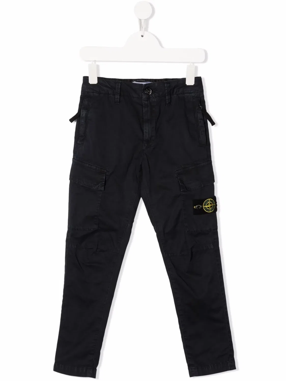 Брюки с Логотипом на Лямке Stone Island, синий