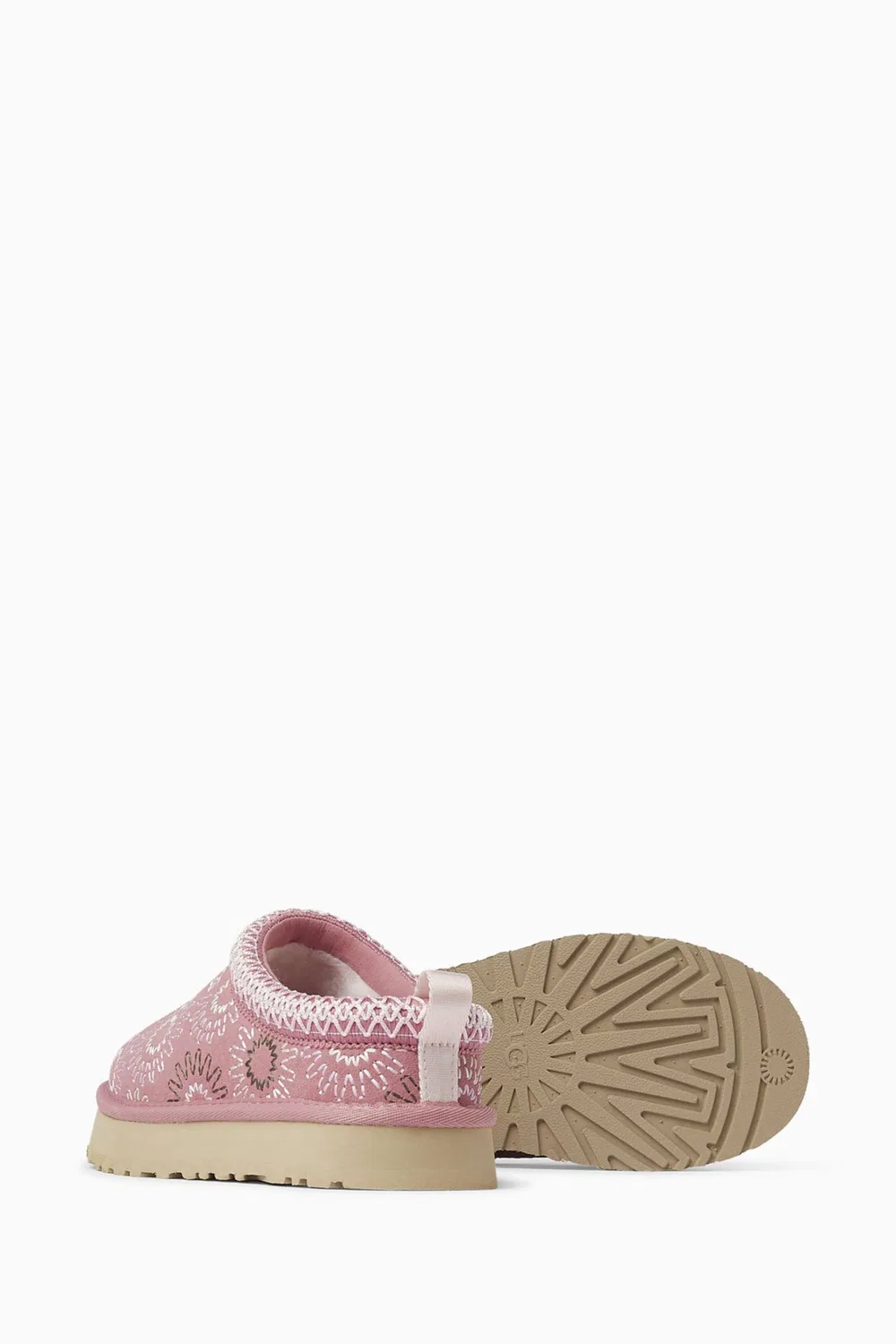 Тапочки UGG Tazz Sun Stitch, розовый — фото 3