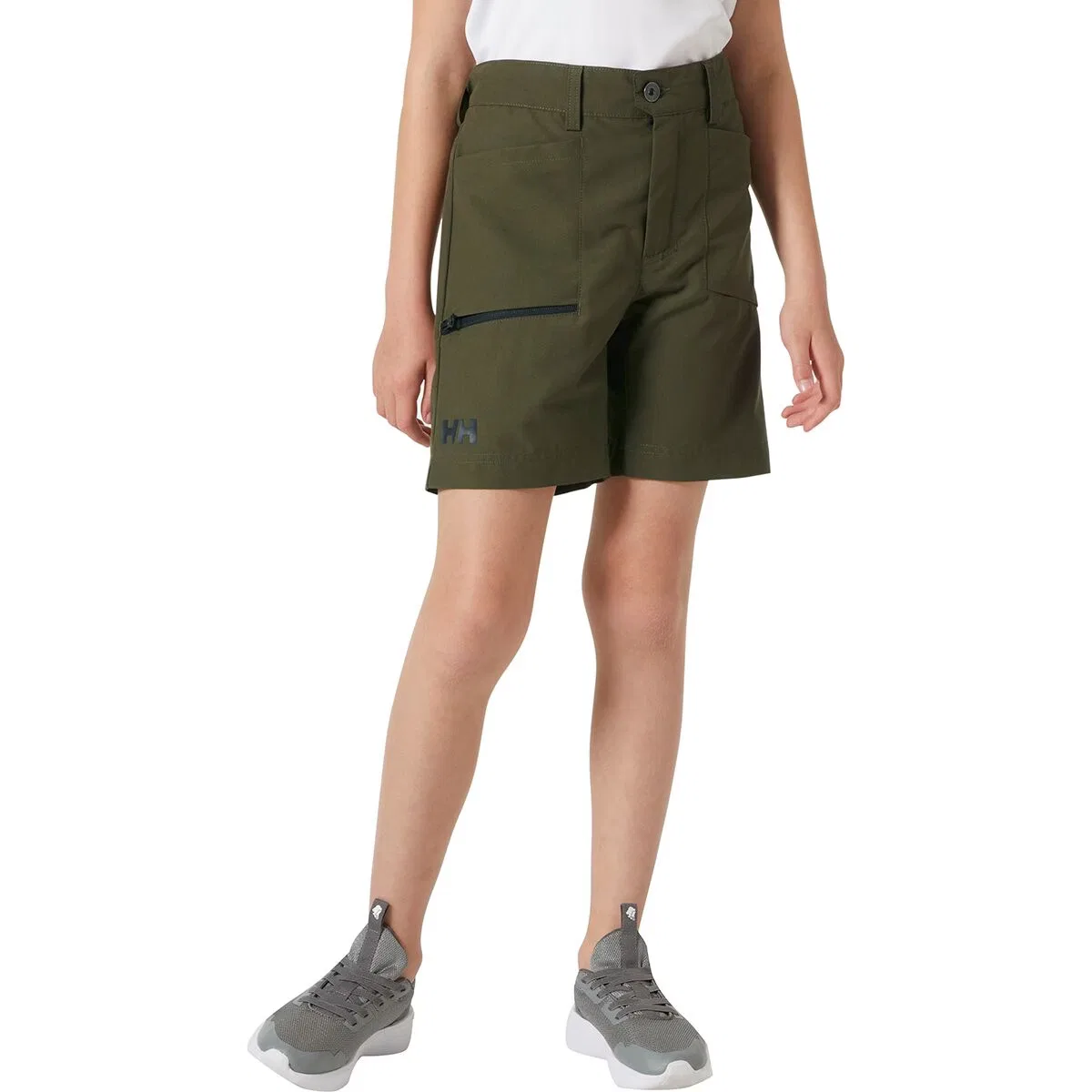 Детские шорты для мальчиков с растяжкой Helly Hansen, Utility Green — фото 3