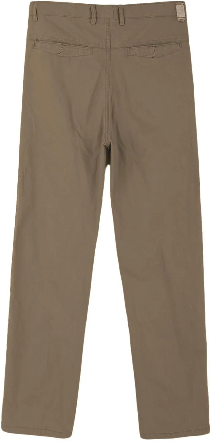 Мужские брюки свободного кроя, модель Regular Fit, кофейный — фото 4
