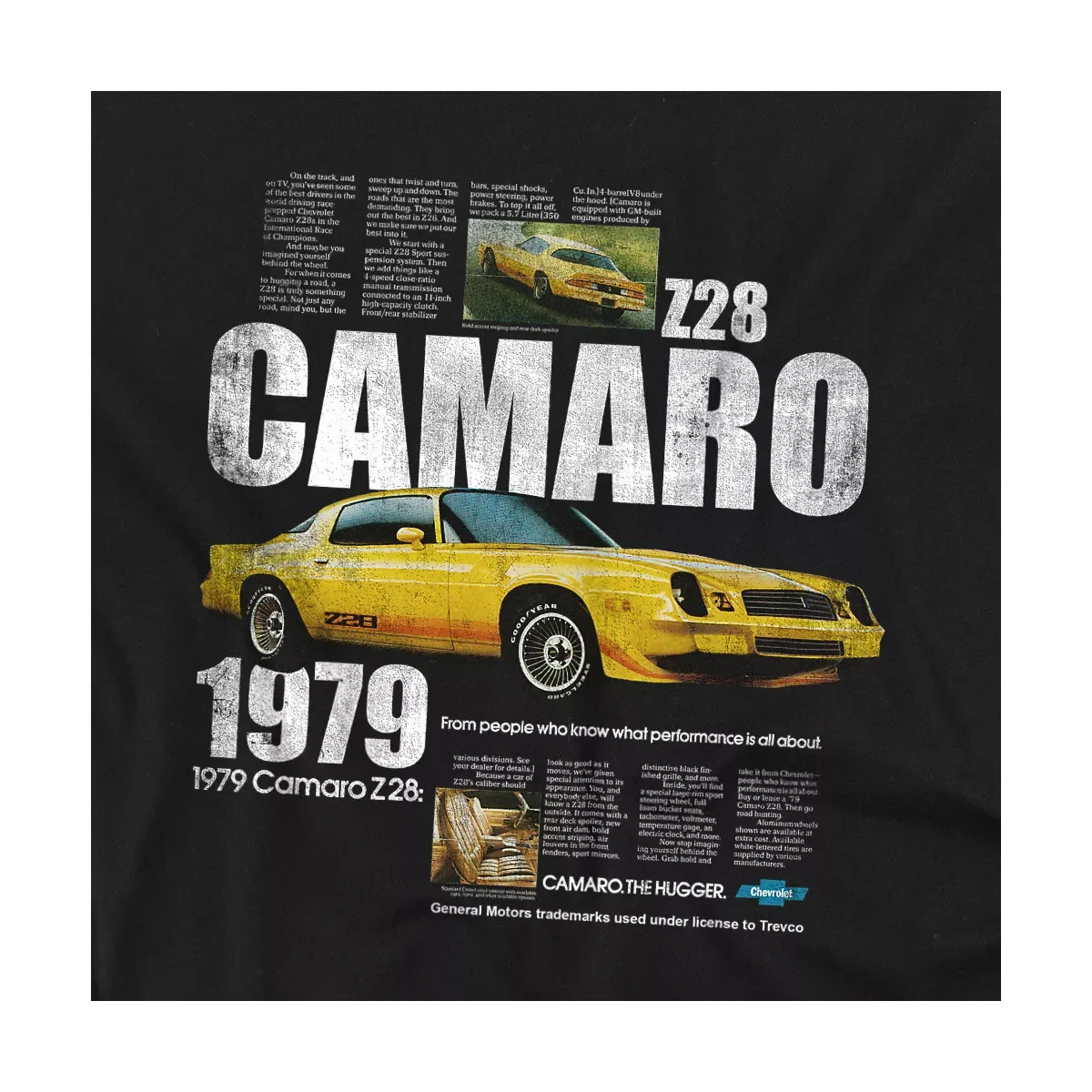 Детский боди-комбинезон с коротким рукавом Chevrolet Camaro Spec, Chevrolet, Black — фото 2