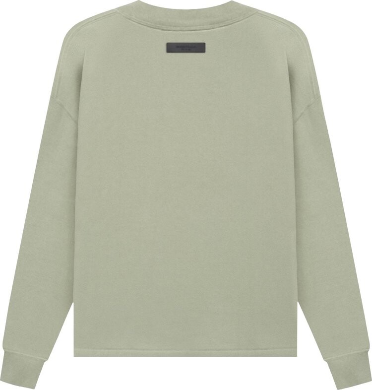 Толстовка Fear of God Essentials Relaxed Crewneck 'Sea Foam', зеленый — фото 3