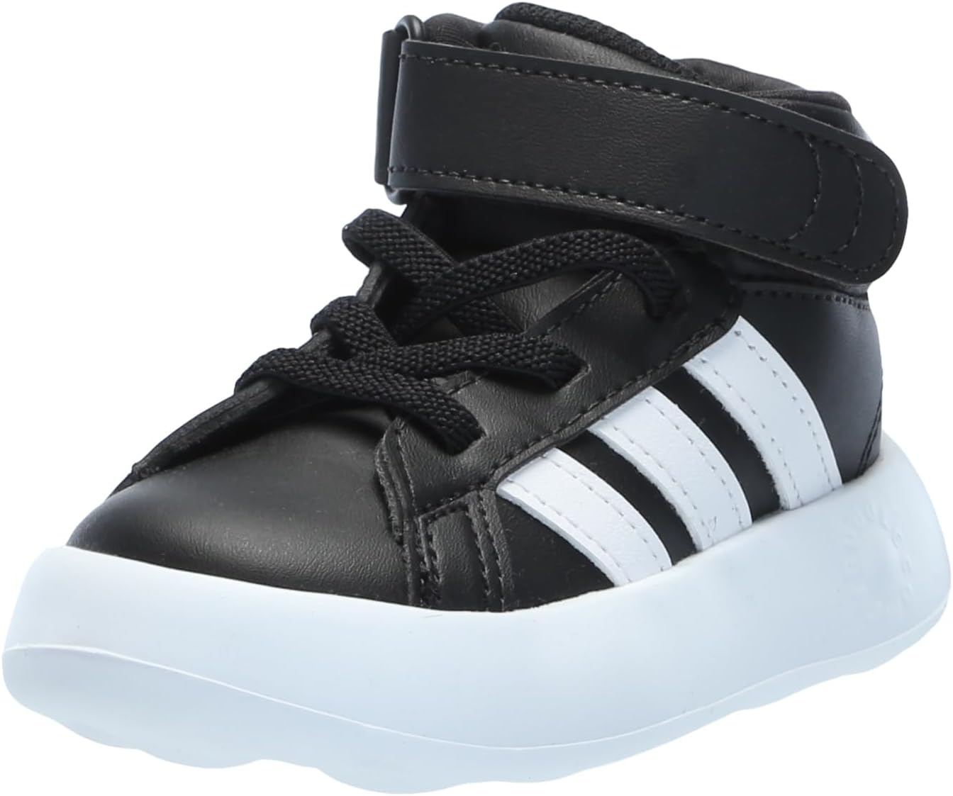 Детские кроссовки adidas Grand Court Mid Top унисекс, белый/черный