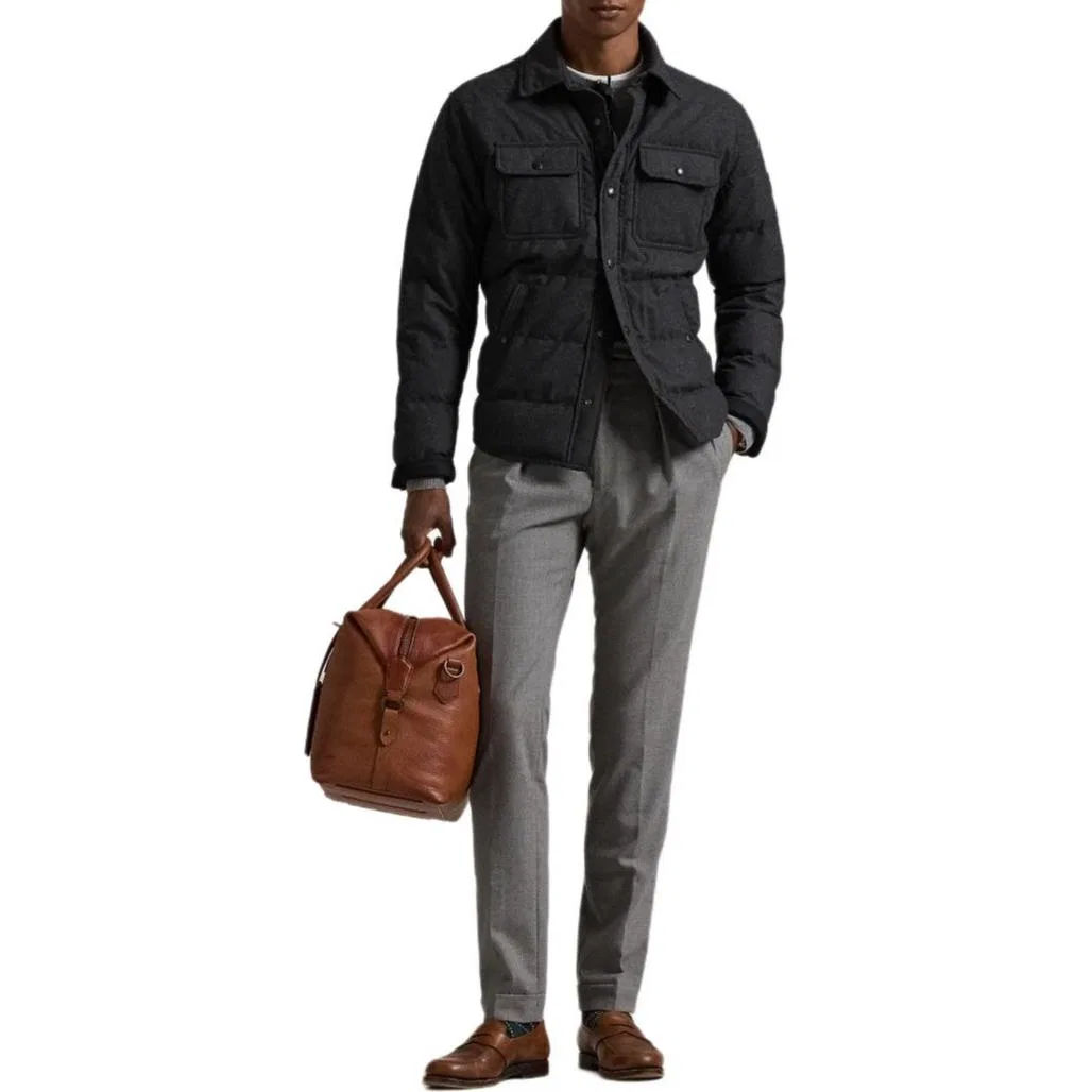 Мужская куртка Lewis Jacket Polo Ralph Lauren, Dark Charcoal Gray — фото 3