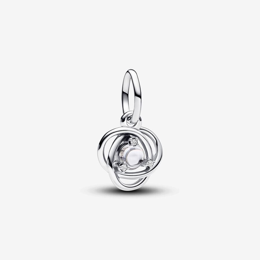 

Шарм Pandora April Clear Eternity Circle Dangle, серебро/прозрачный