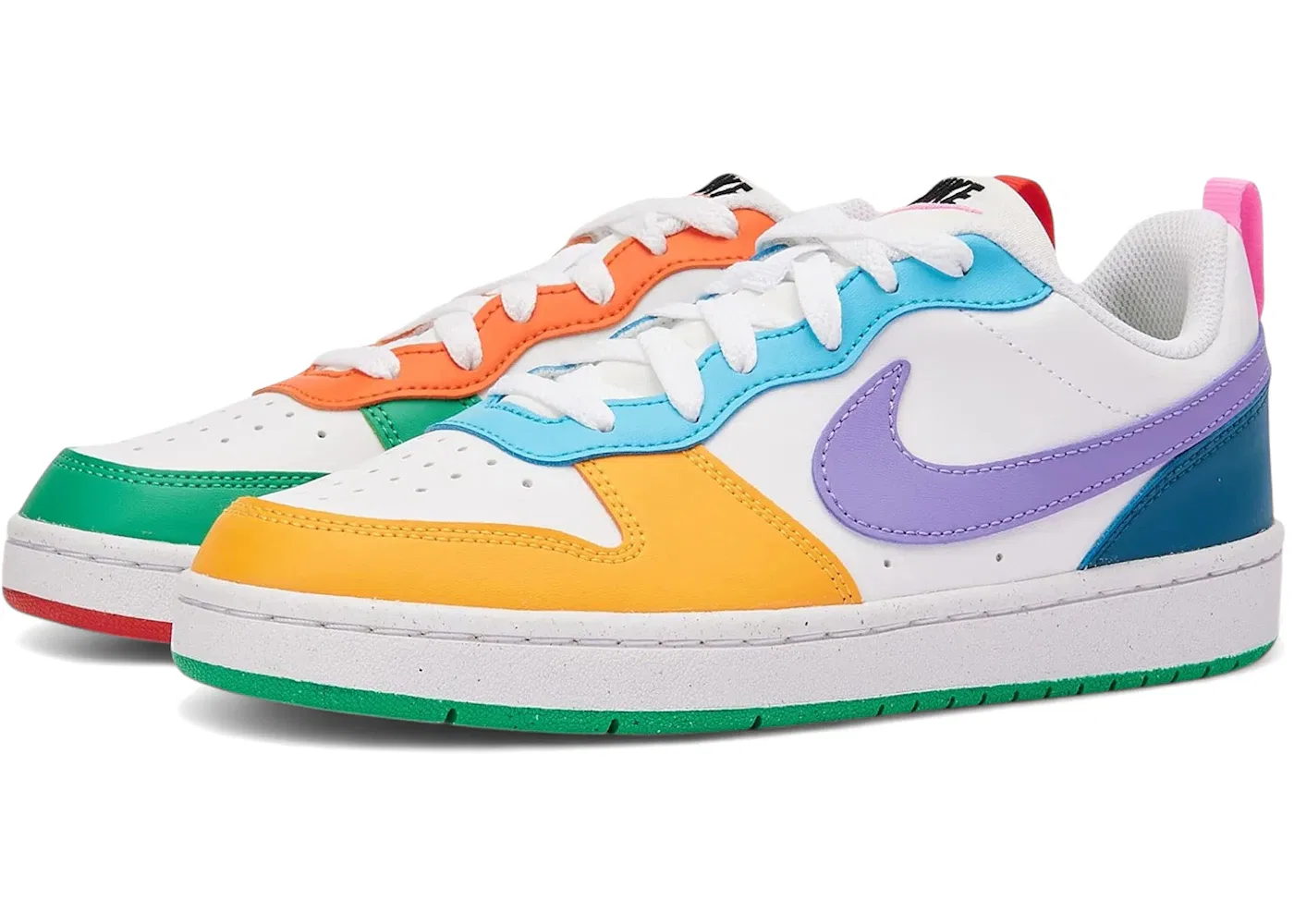 Детские кроссовки Lifestyle Nike Court Borough Low Recraft What The, Multi-Color/Multi-Color — фото 2