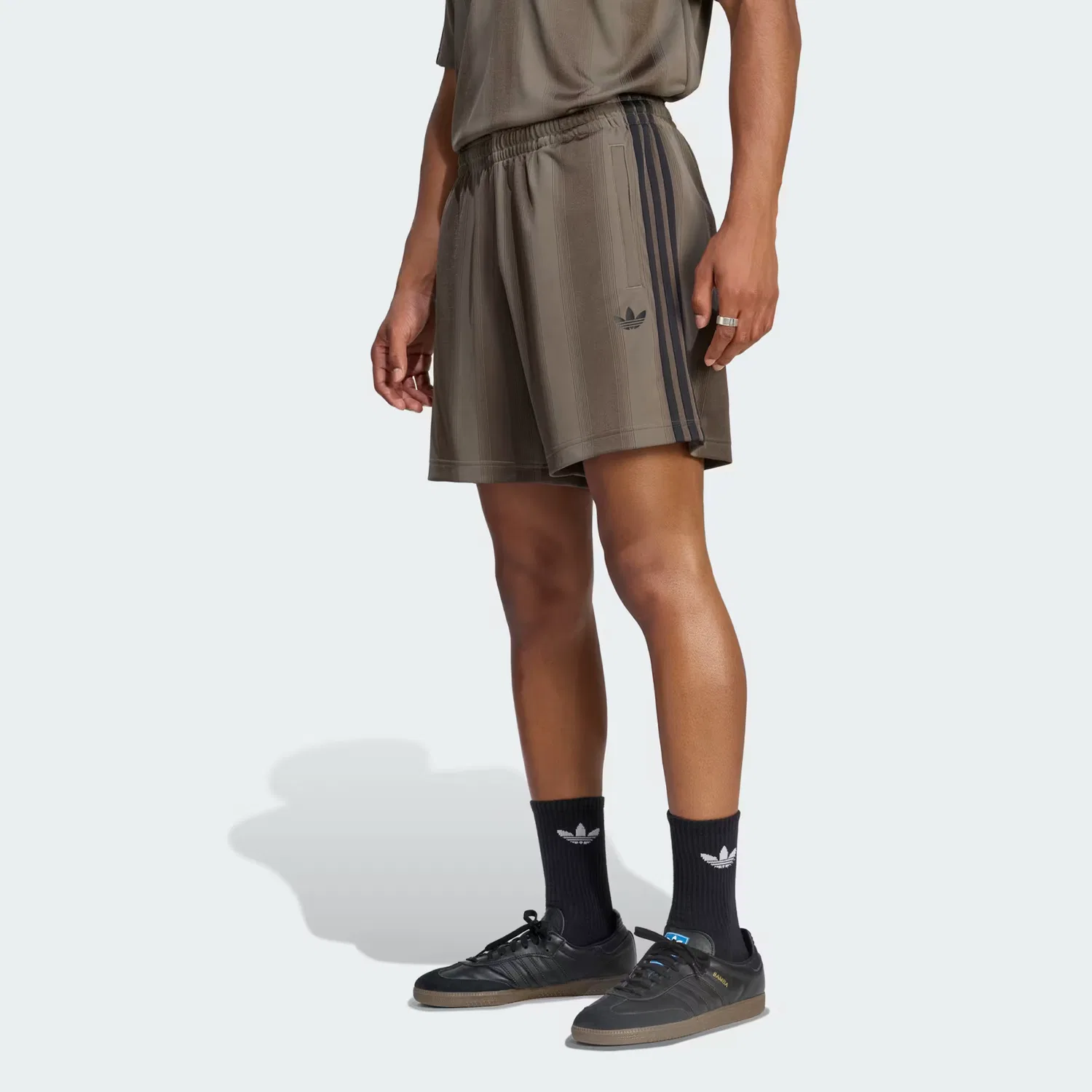 Мужские шорты из жаккардовой ткани Adicolor Jacquard Adidas Originals, Branch