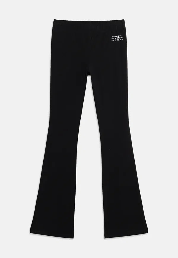 Леггинсы хлопковые Leggings - trousers Mm6 Maison Margiela, черный — фото 3