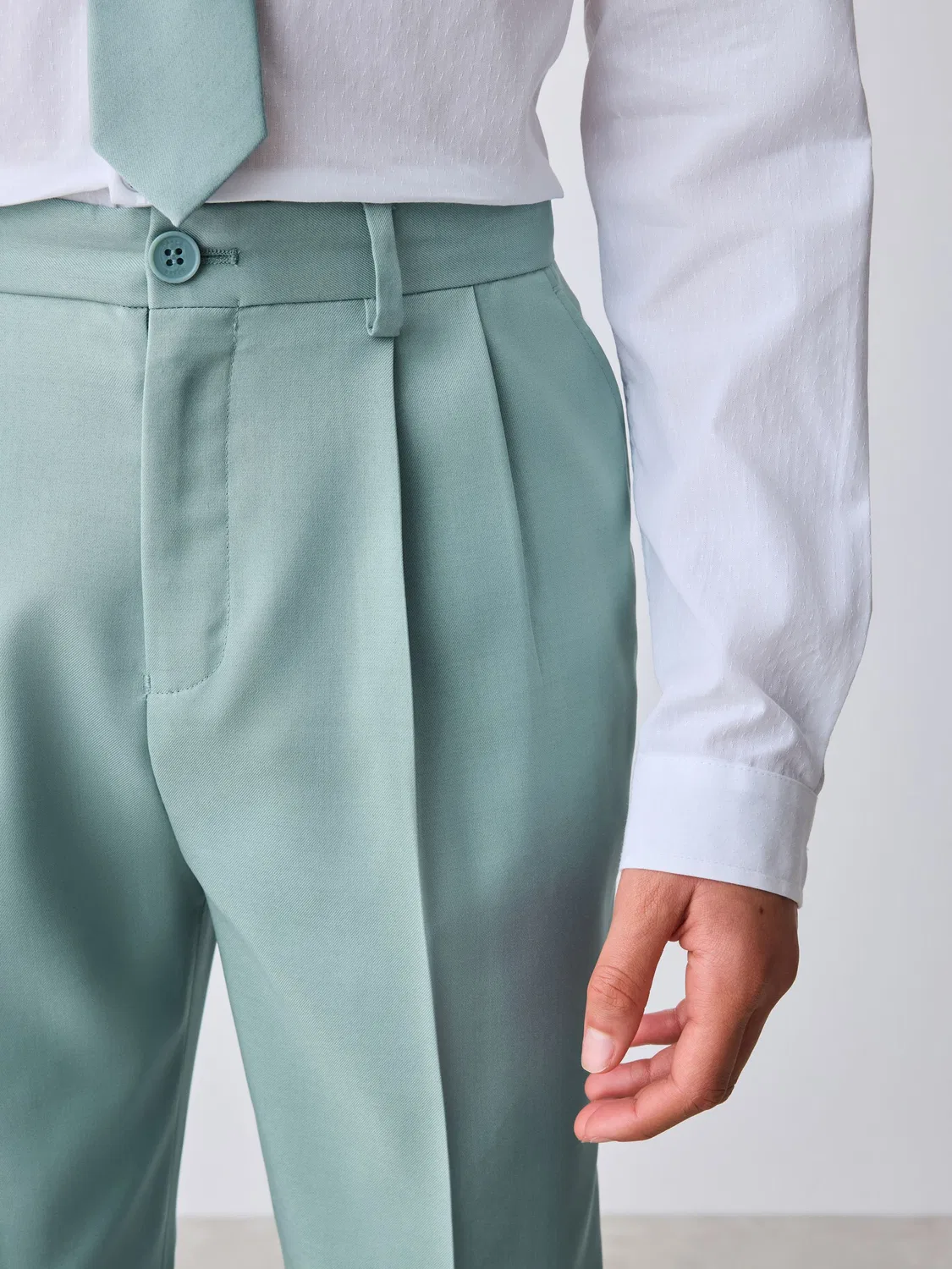 Брюки классические Baker by Ted Baker, цвет Sage Green — фото 3