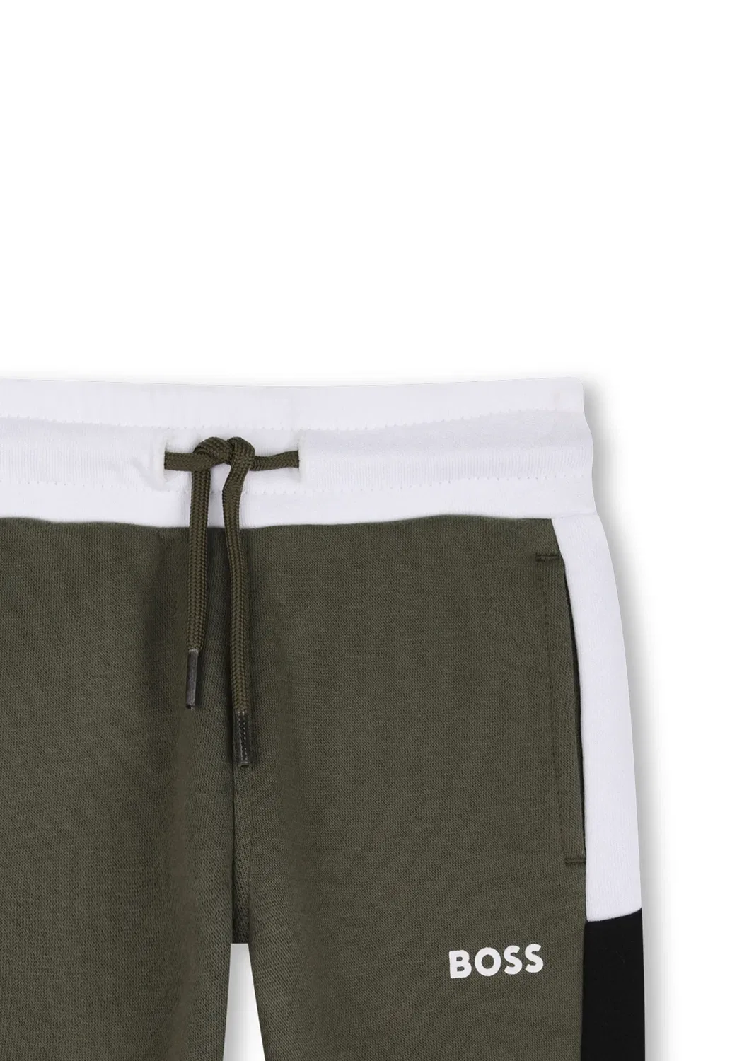 Pantalon de jogging - спортивные штаны Boss Kidswear, Olive — фото 3