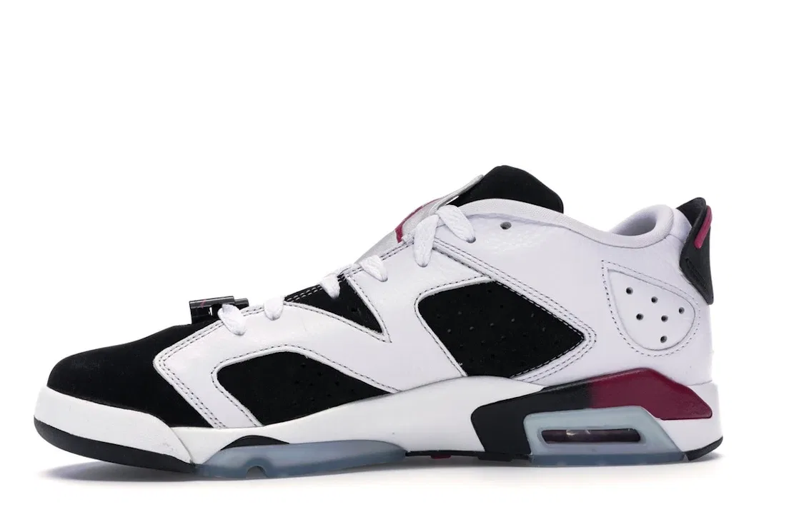 Детские кроссовки Lifestyle Джордан 6 Retro Low Jordan, White/Black-Fuchsia Flash — фото 3