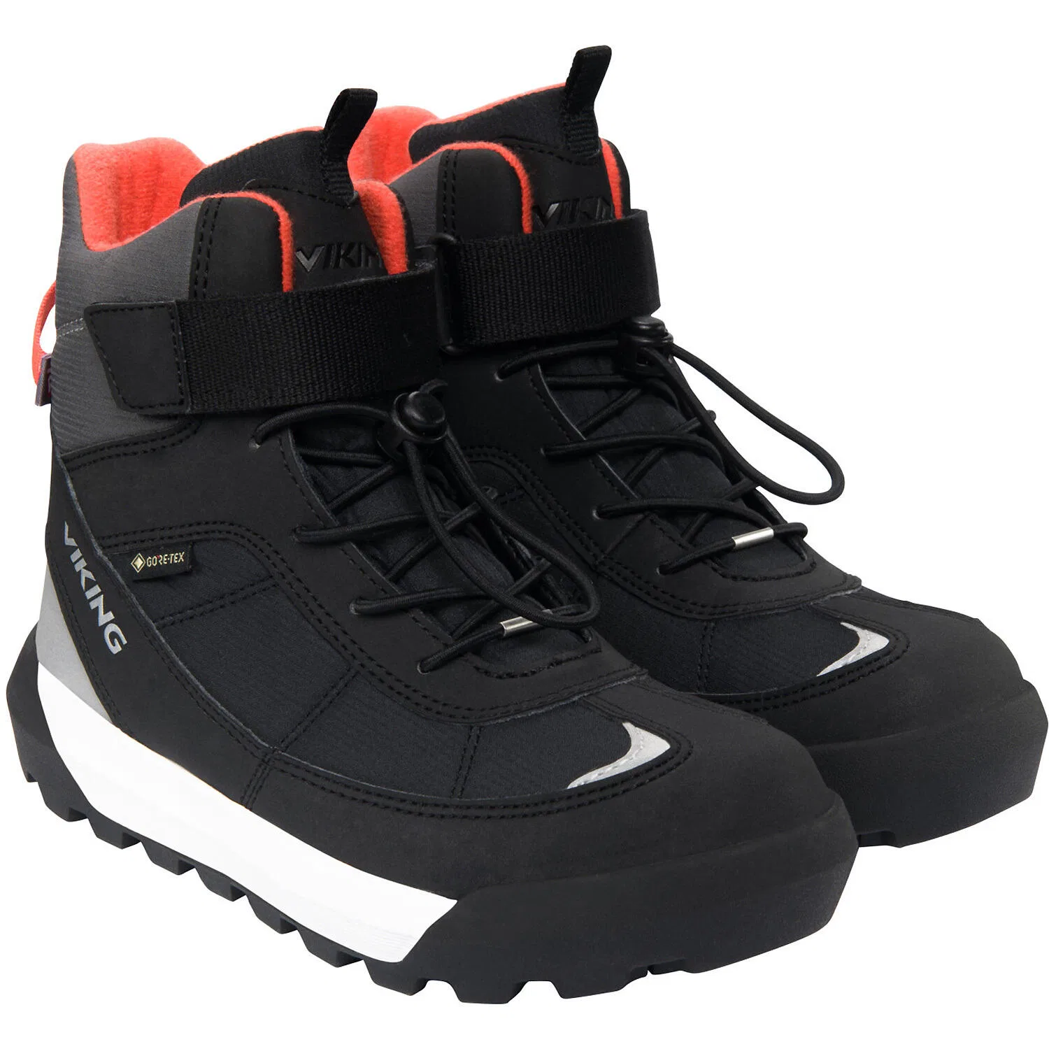 Детские утепленные зимние ботинки KIDS EXPOWER WARM GTX 1C SL Viking, Schwarz — фото 4