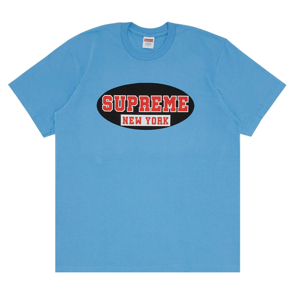 

Футболка Supreme New York, голубой, Синий, Футболка Supreme New York, голубой