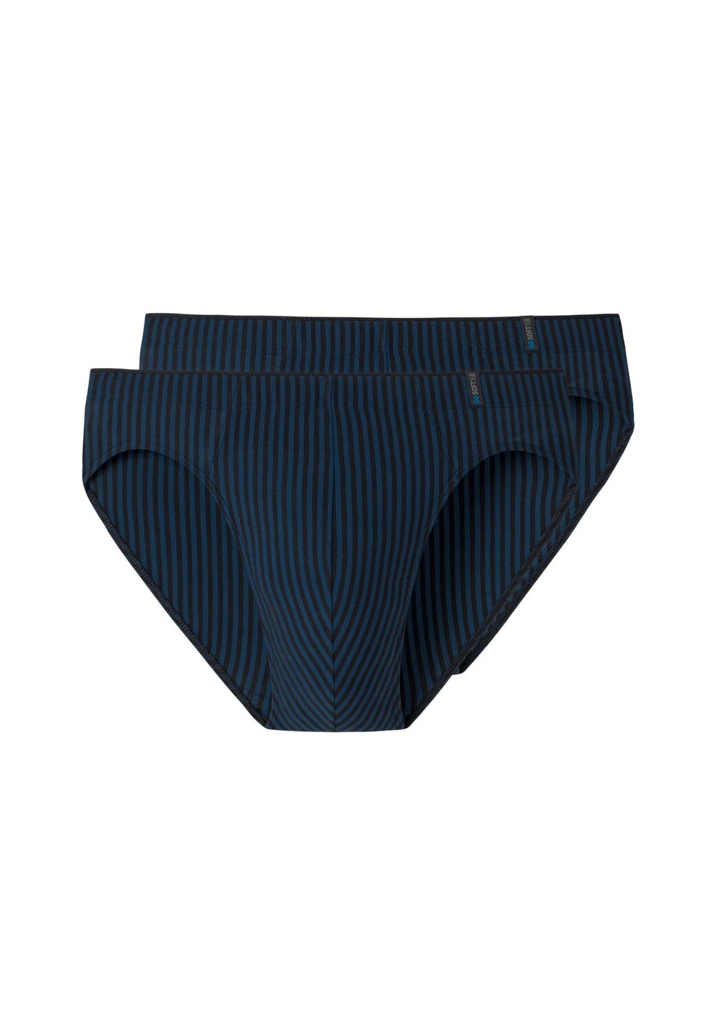 

Мини-брифы / трусы, упаковка из 2 шт. Long Life Soft SCHIESSER, темно-синий