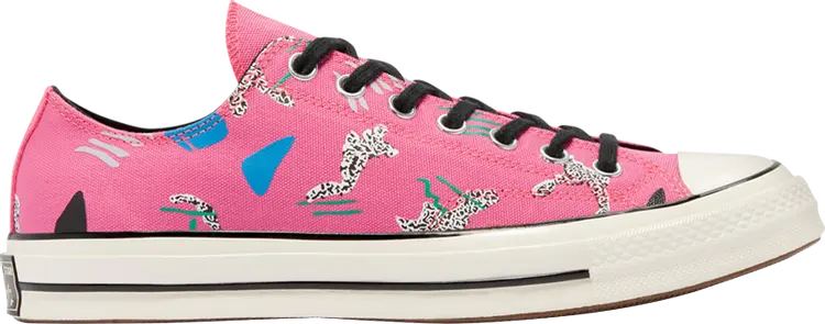 

Кроссовки Converse Chuck 70 Low Archive Skate Print - Hyper Pink, розовый