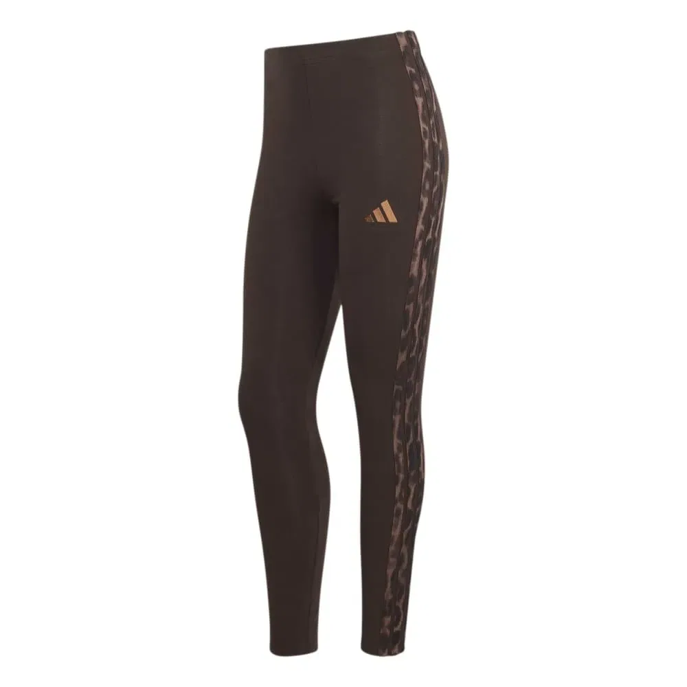 Женские леггинсы с принтом Seasonal Essentials Animal Print Adidas, Brown — фото 3