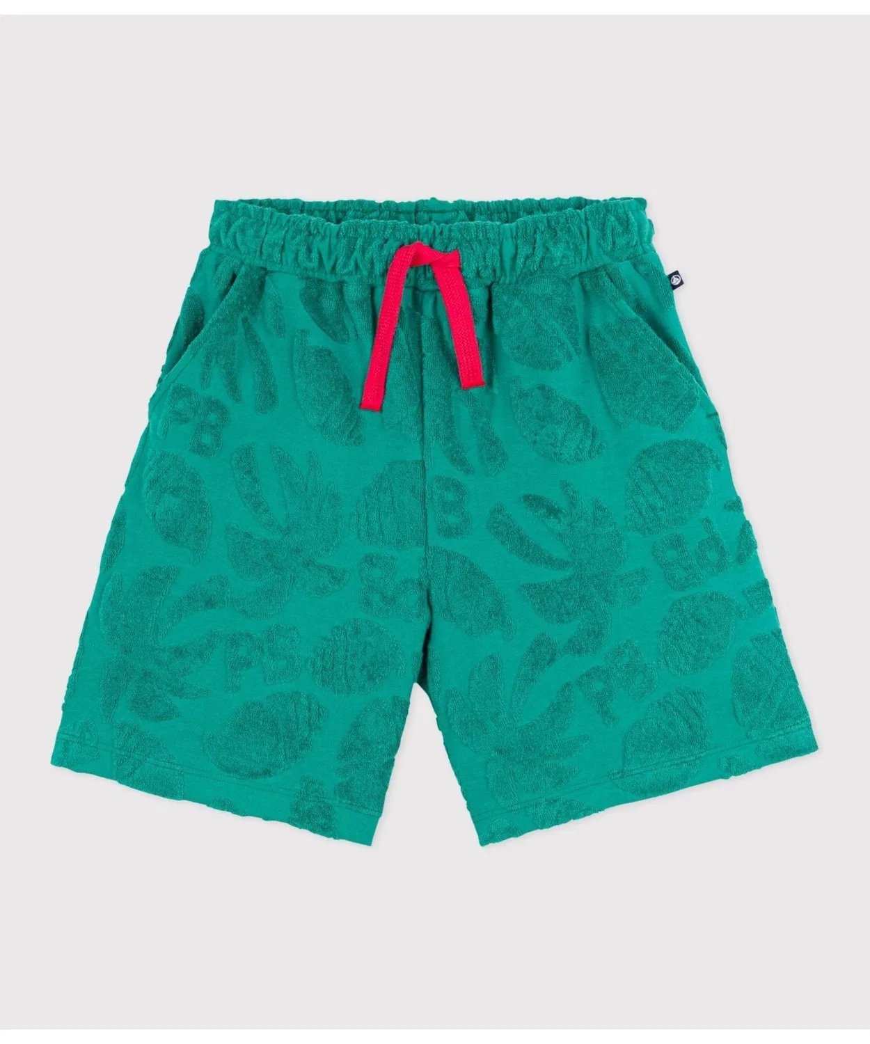 Детские шорты-бермуды с принтом PETIT BATEAU, Green