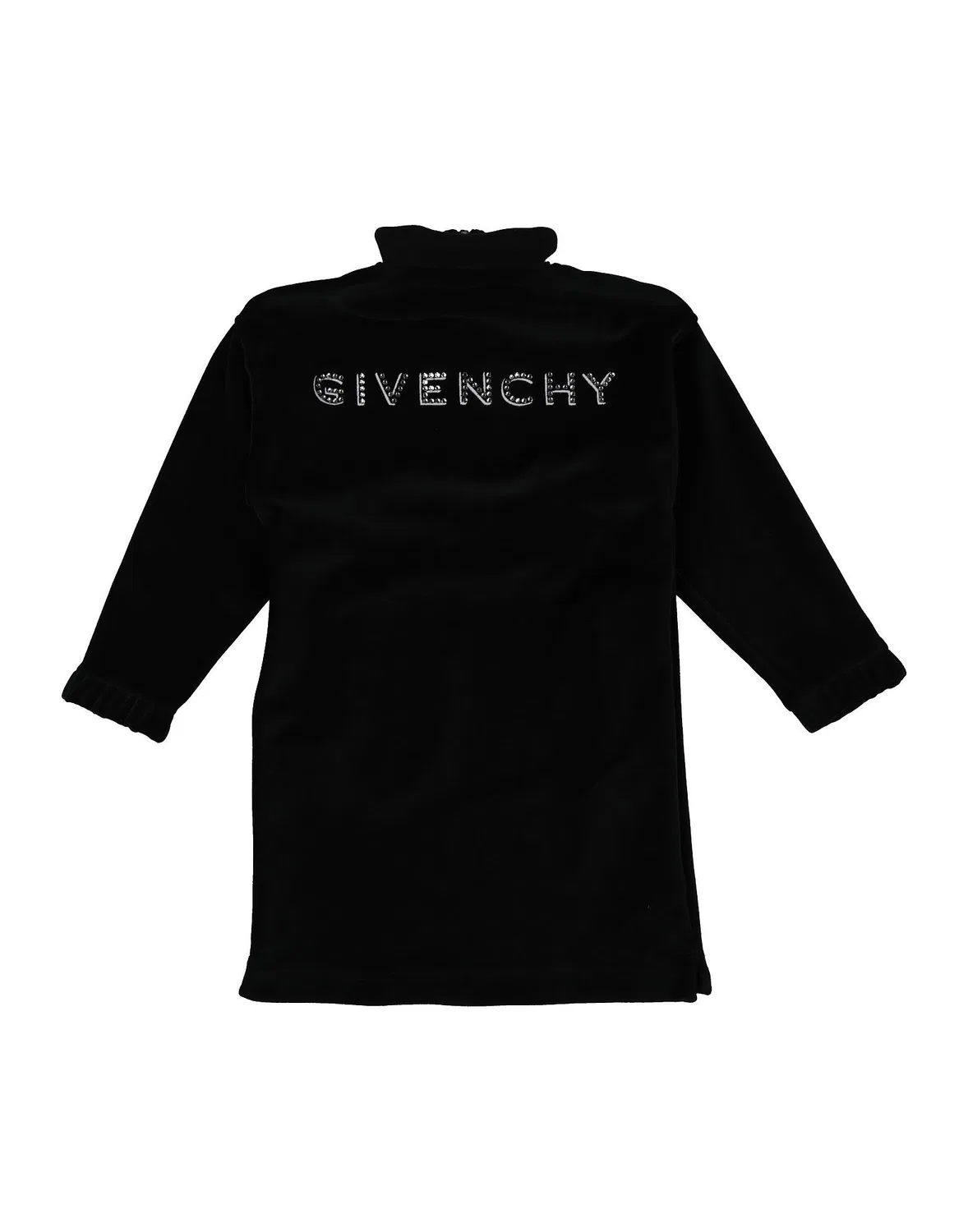 Детское платье для девочек с принтом Givenchy, черный — фото 2