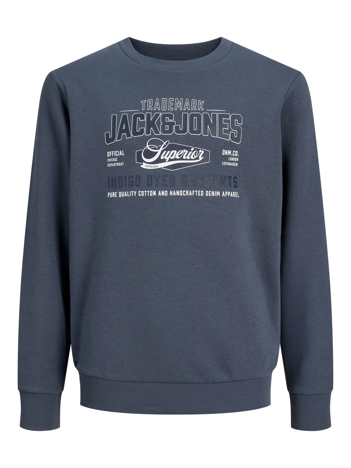 Свитшот с принтом Turbulence Jack & Jones Junior, серый