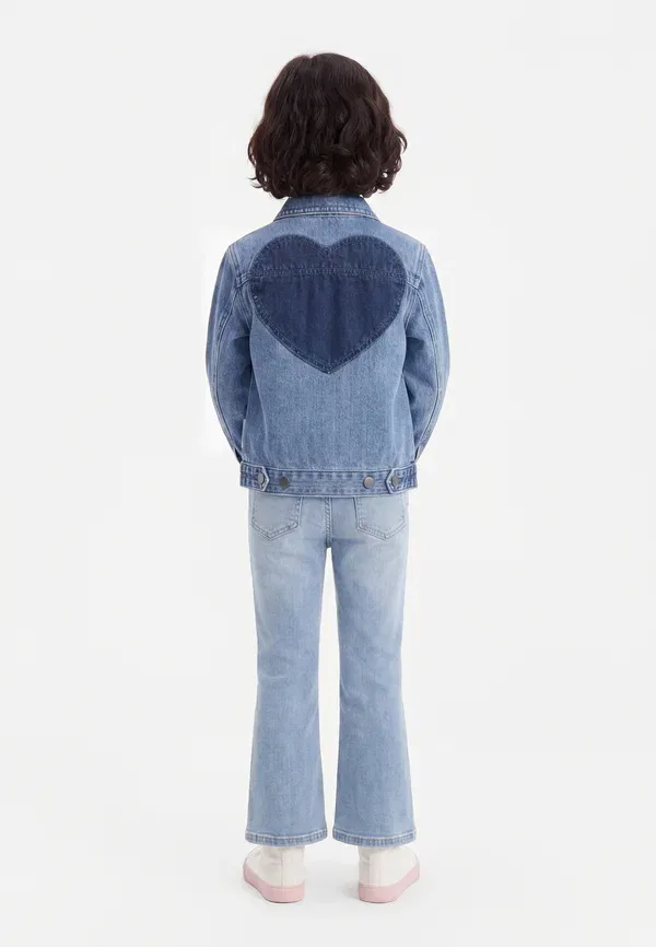 Куртка джинсовая Denim jacket Stella Mccartney Kids, Air Force Blue, синий — фото 2