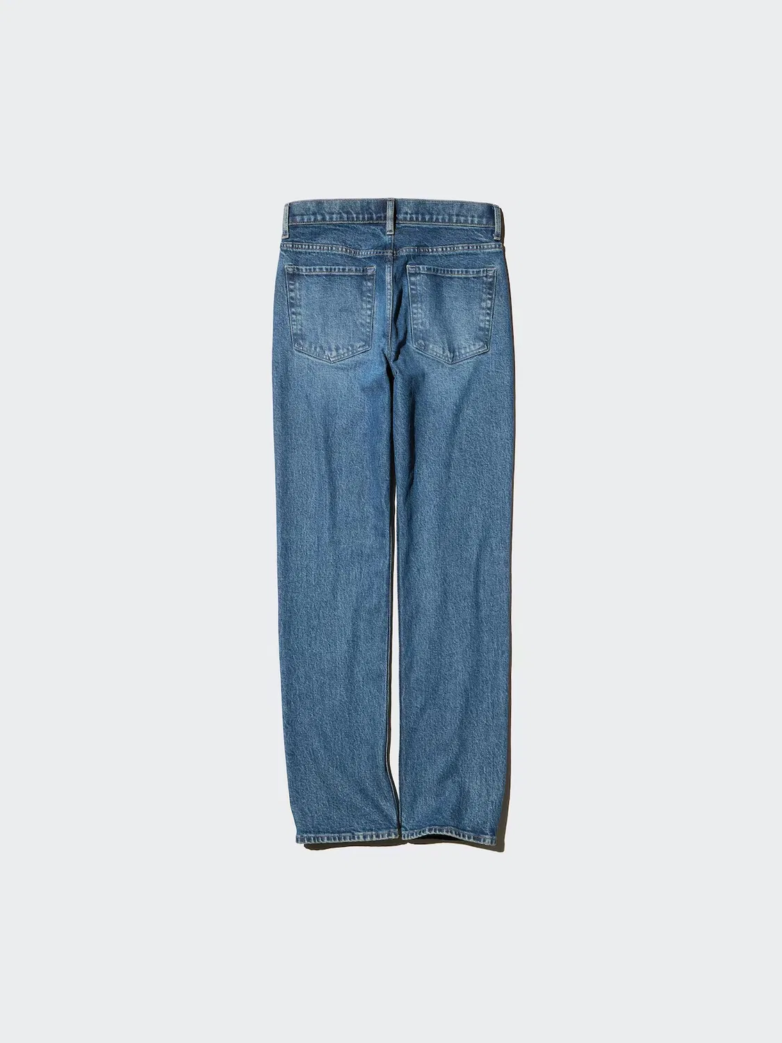 Узкие прямые джинсы / удлиненные Uniqlo, синий — фото 3