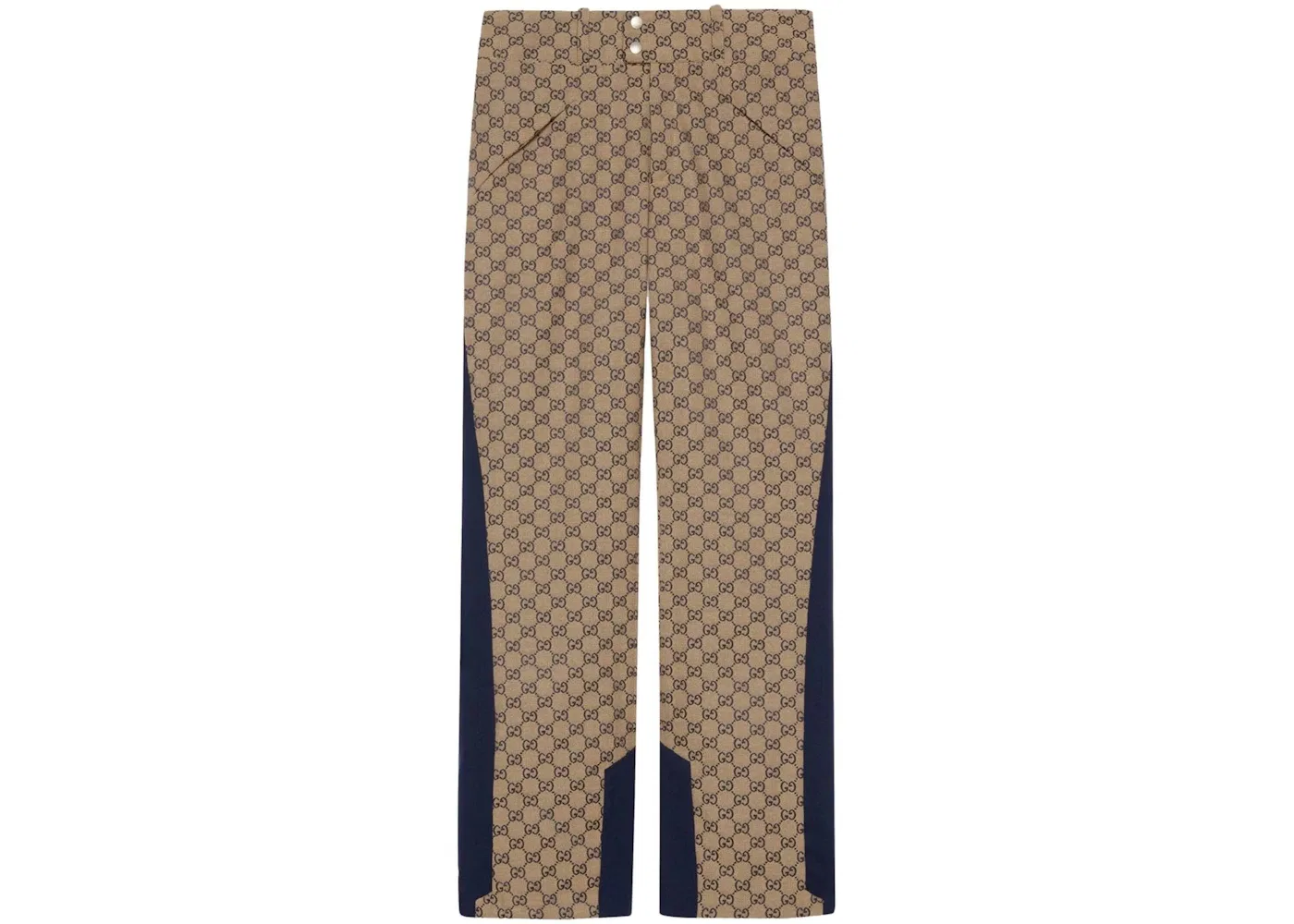 Мужские брюки с принтом Trousers Gucci, Beige/Navy Blue