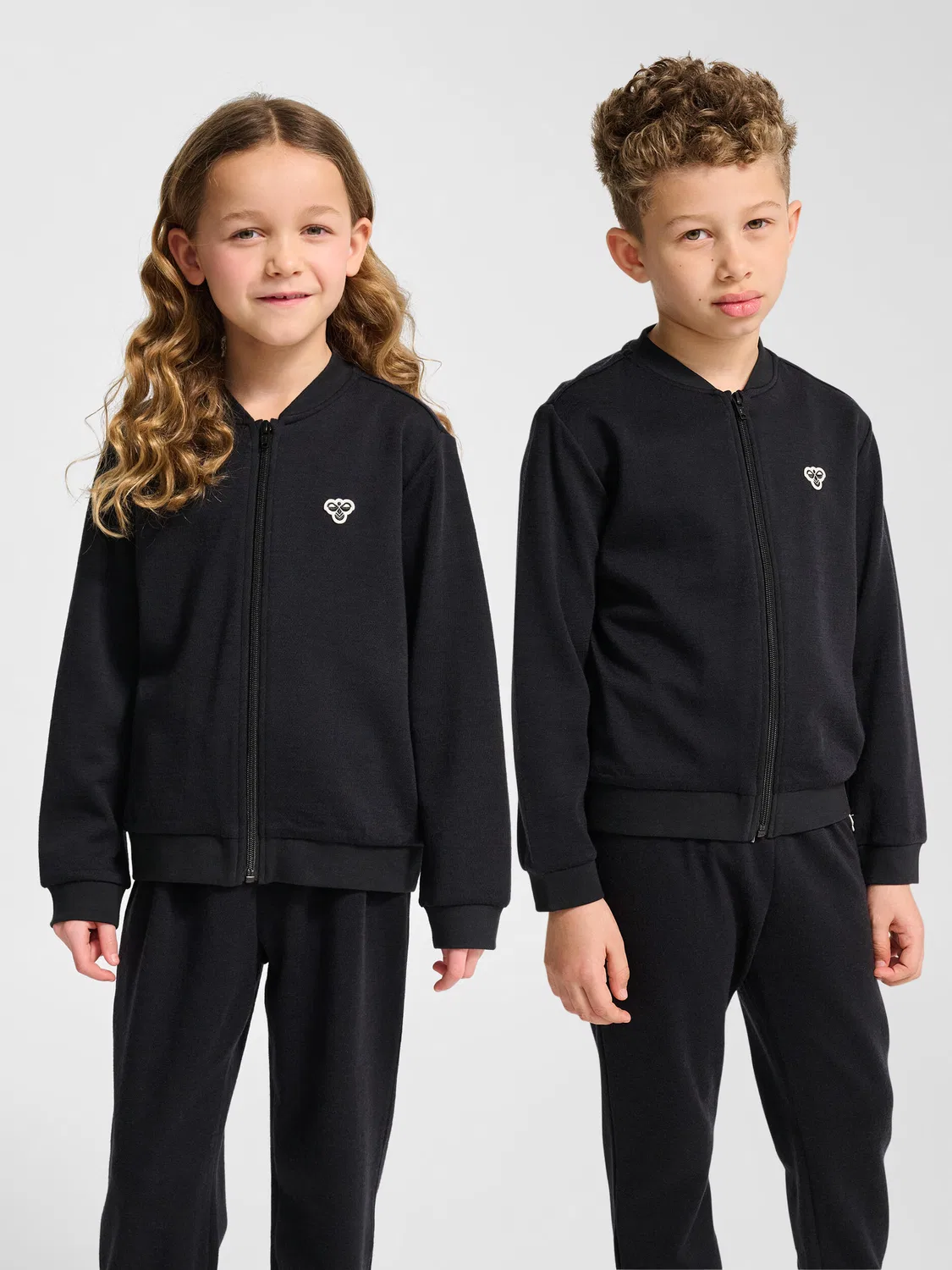 Детская куртка с молнией Wool Zip Hummel, Черный