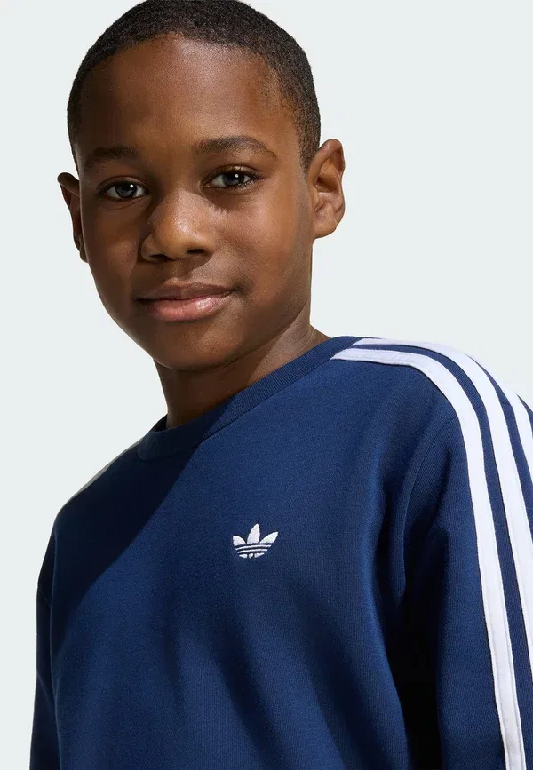 Толстовка с тремя полосками Adidas Originals, индиго — фото 3