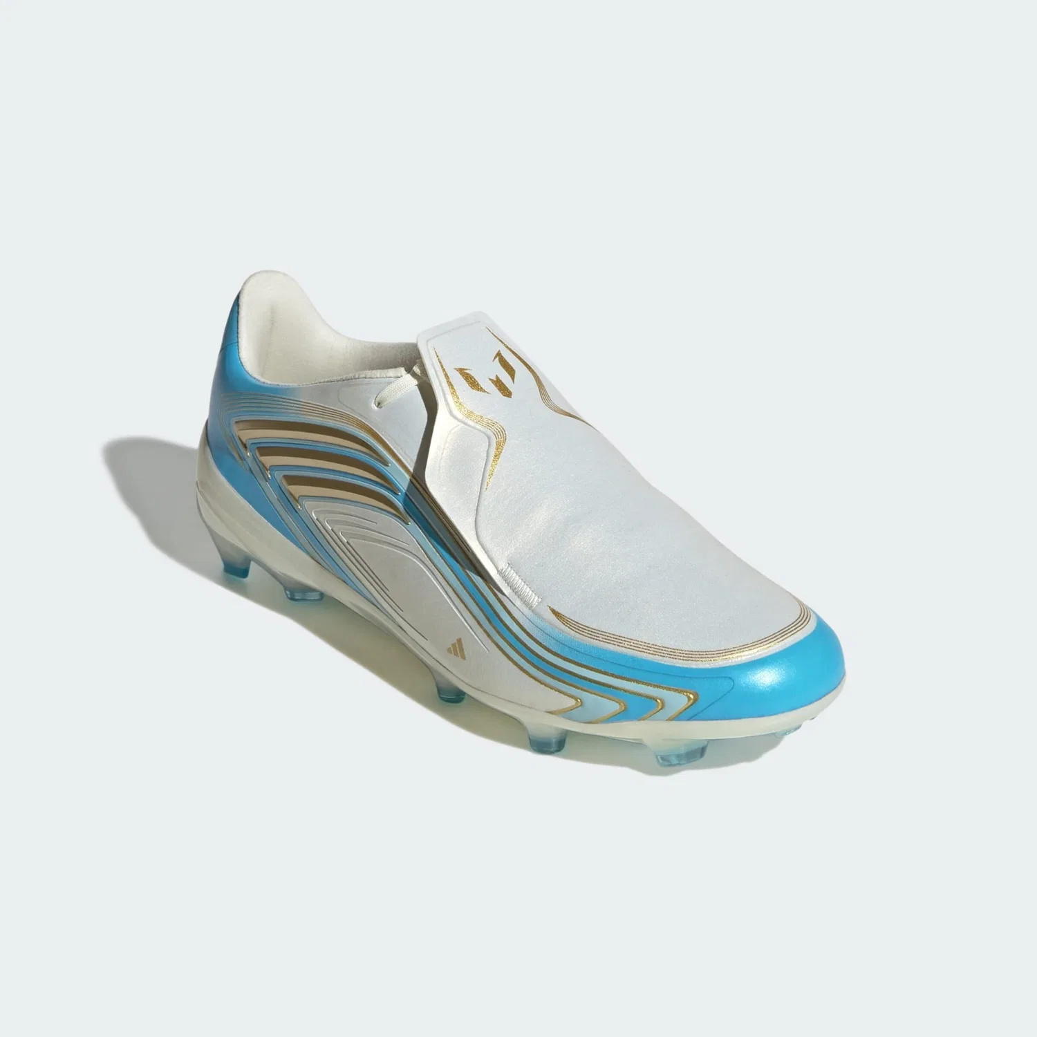 Спортивные кроссовки Adidas Performance F50 Messi Elite белого цвета — фото 4