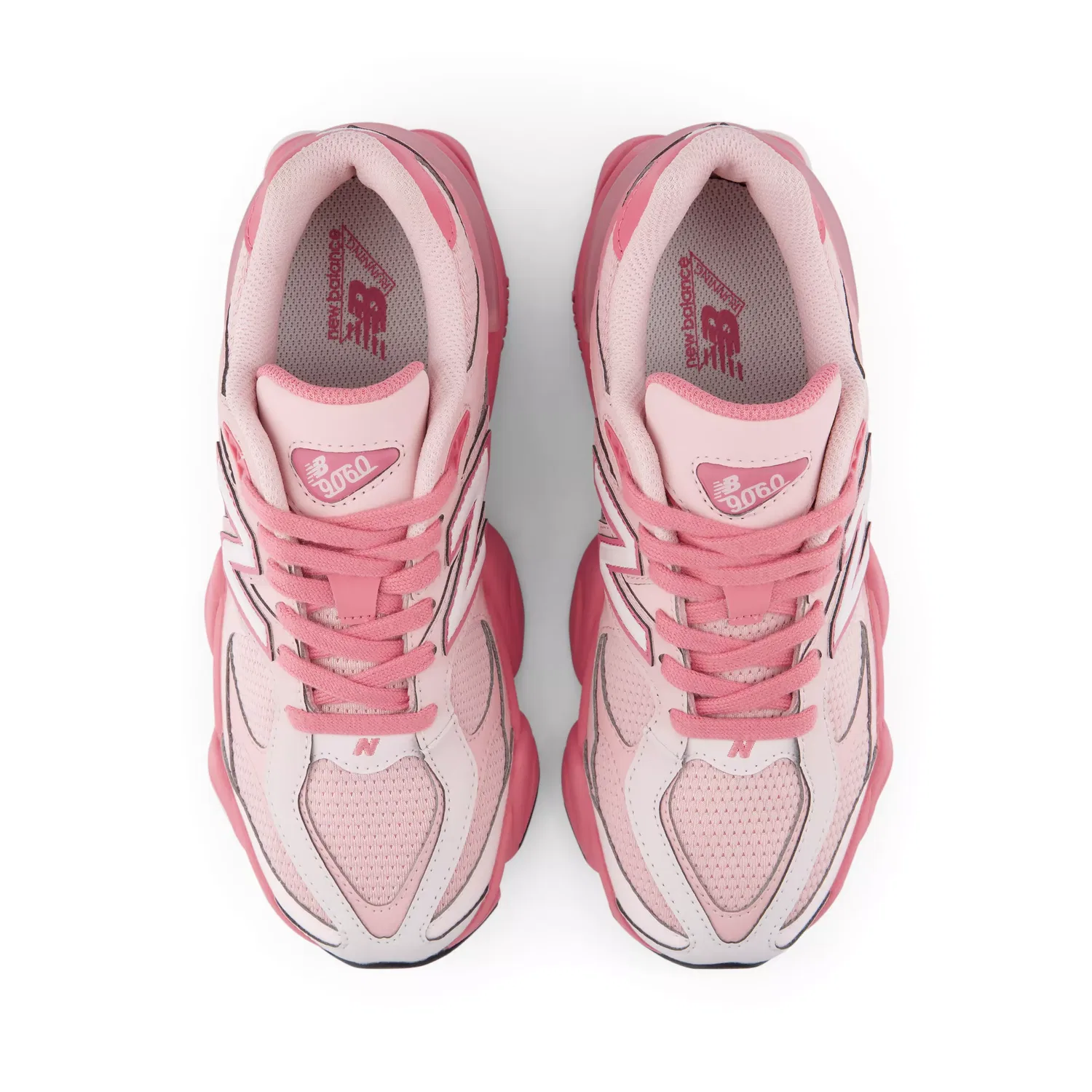 Детские кроссовки New Balance 9060 Lace, Pink Salt — фото 4