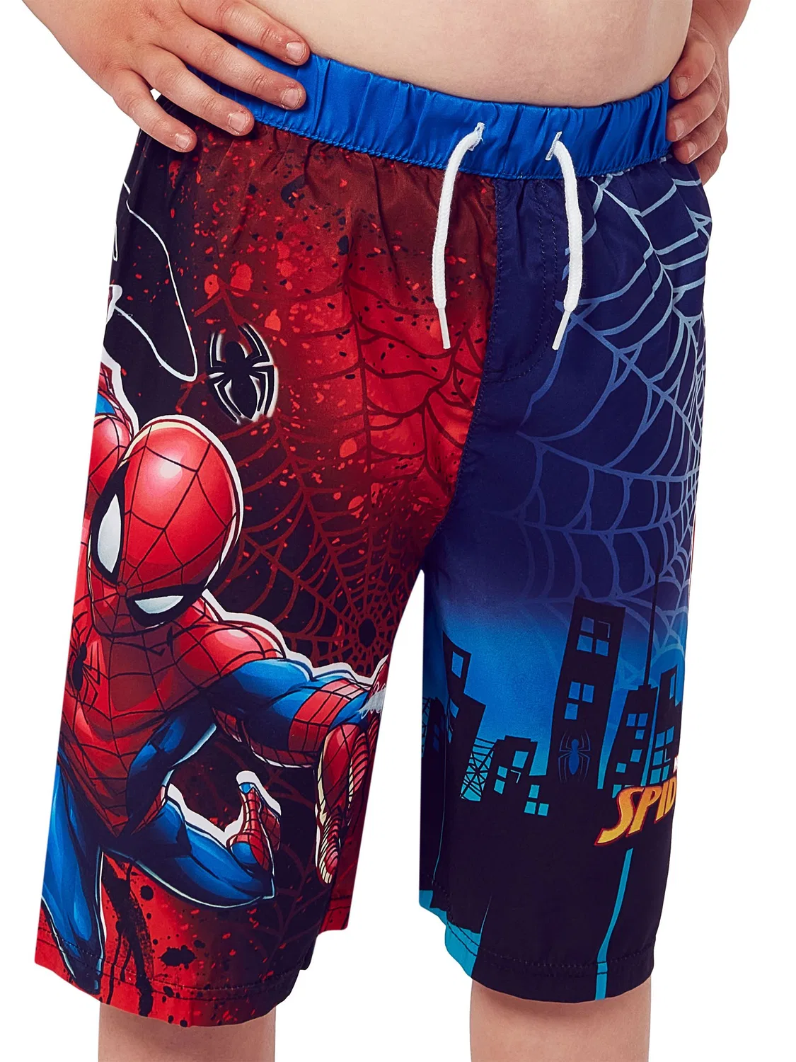 Плавки с принтом Spider-Man Character, синие — фото 4