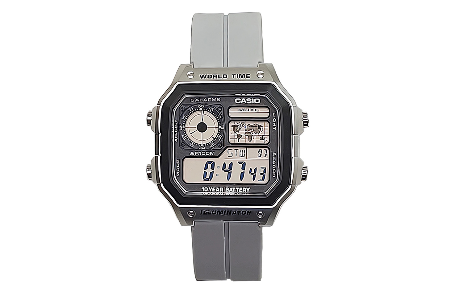 

Унисекс молодежные черные часы CASIO