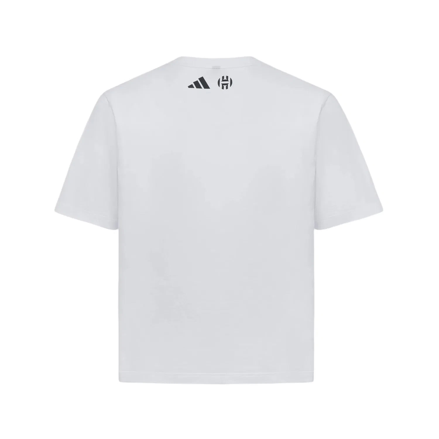 Мужская футболка с круглым вырезом Harden Adidas, White — фото 3