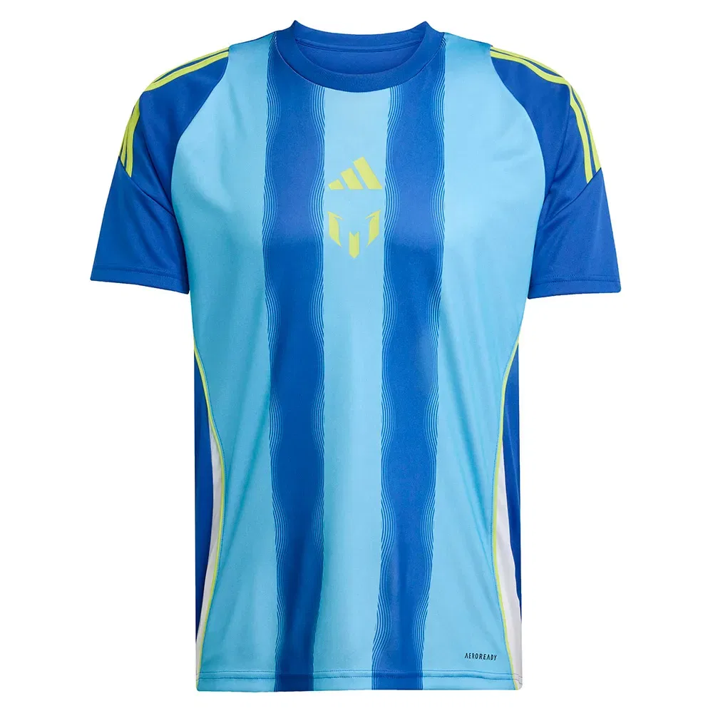 Женская футболка с принтом Messi Training Adidas, Blue — фото 3