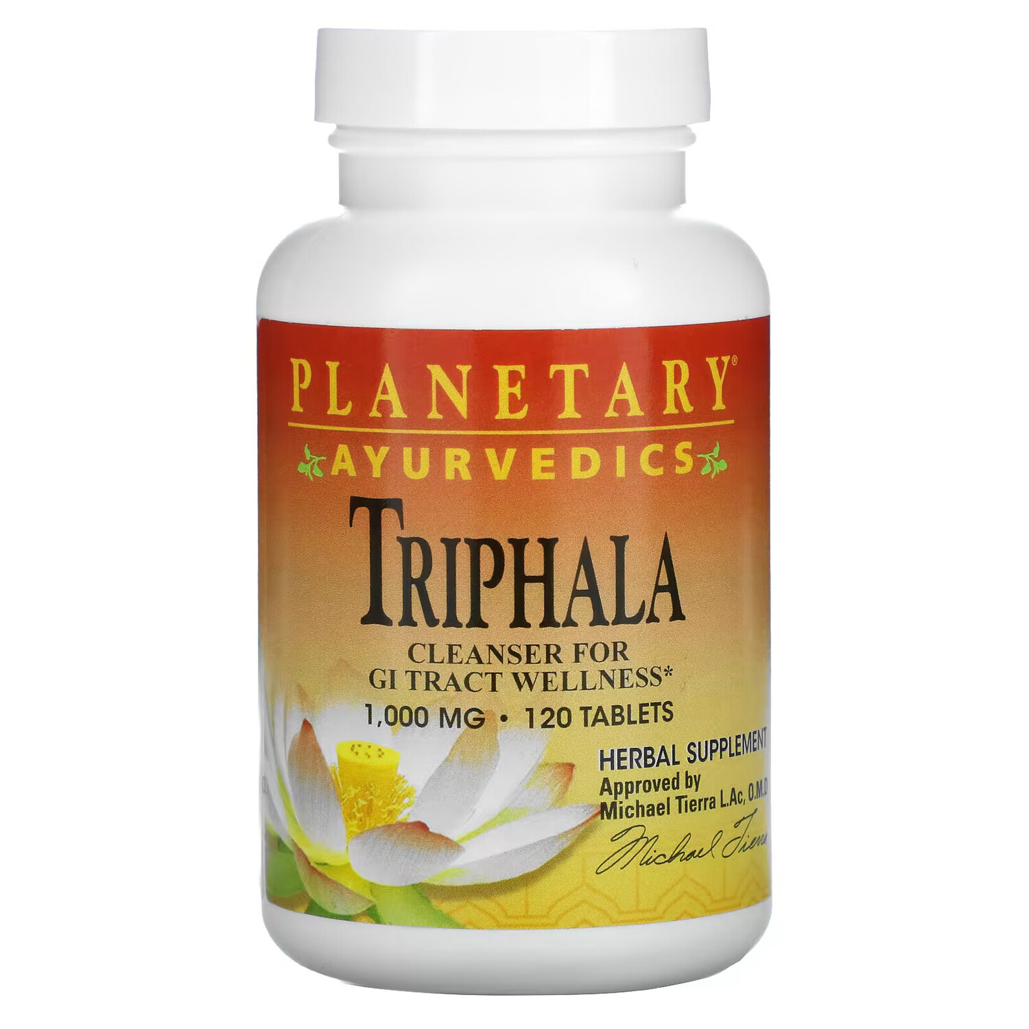 

Planetary Herbals, Ayurvedics, трифала, 1000 мг, 120 таблеток