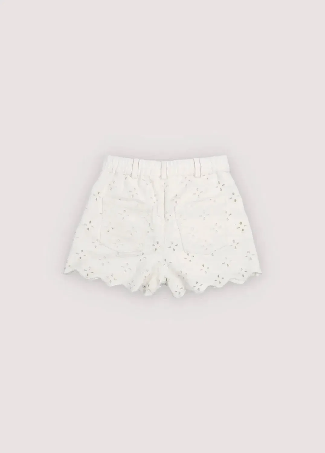 Детские шорты для девочек с вышивкой Camelia The New Society, Pure Cloud Denim — фото 3
