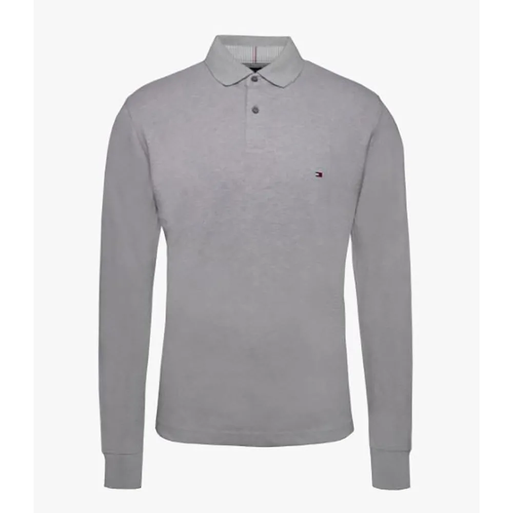 

Поло с длинным рукавом Tommy Hilfiger MW0MW20183, серый