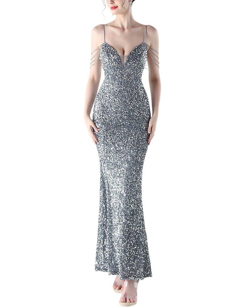 

KALINNU Макси-платье, серый