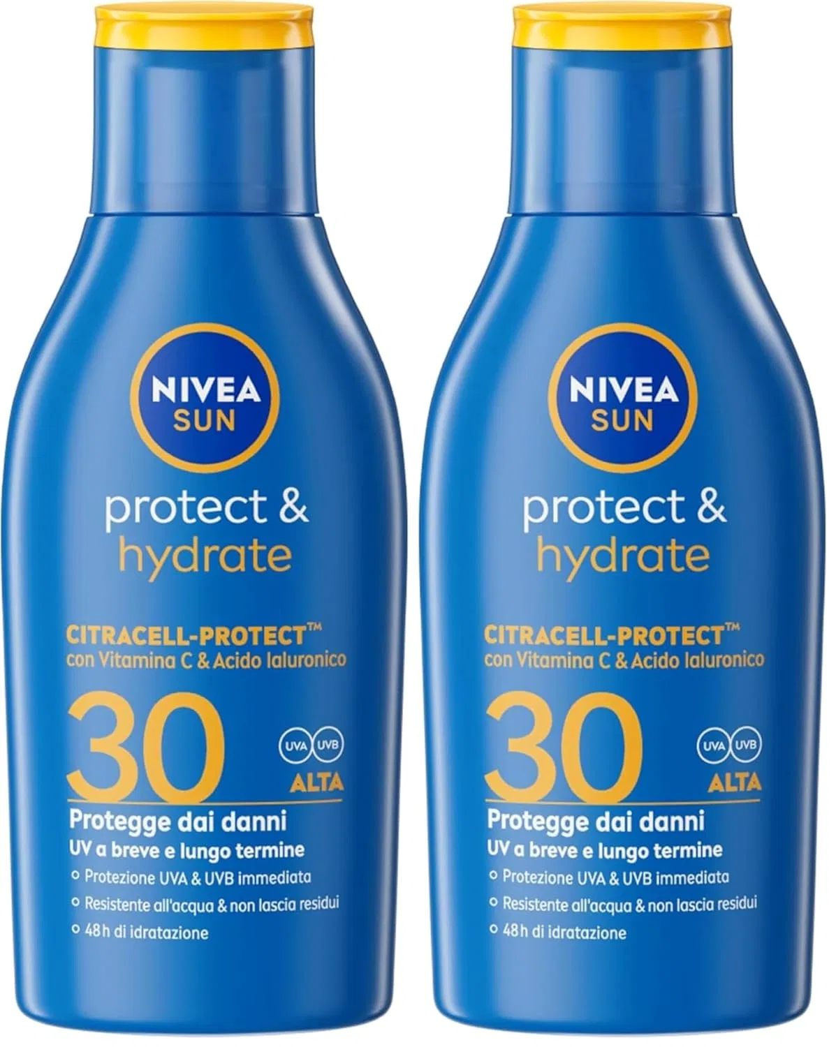 Увлажняющий солнцезащитный крем SPF 30 «Sun Protect & Hydrate» от NIVEA, 100 мл, 2 шт. Nivea Sun