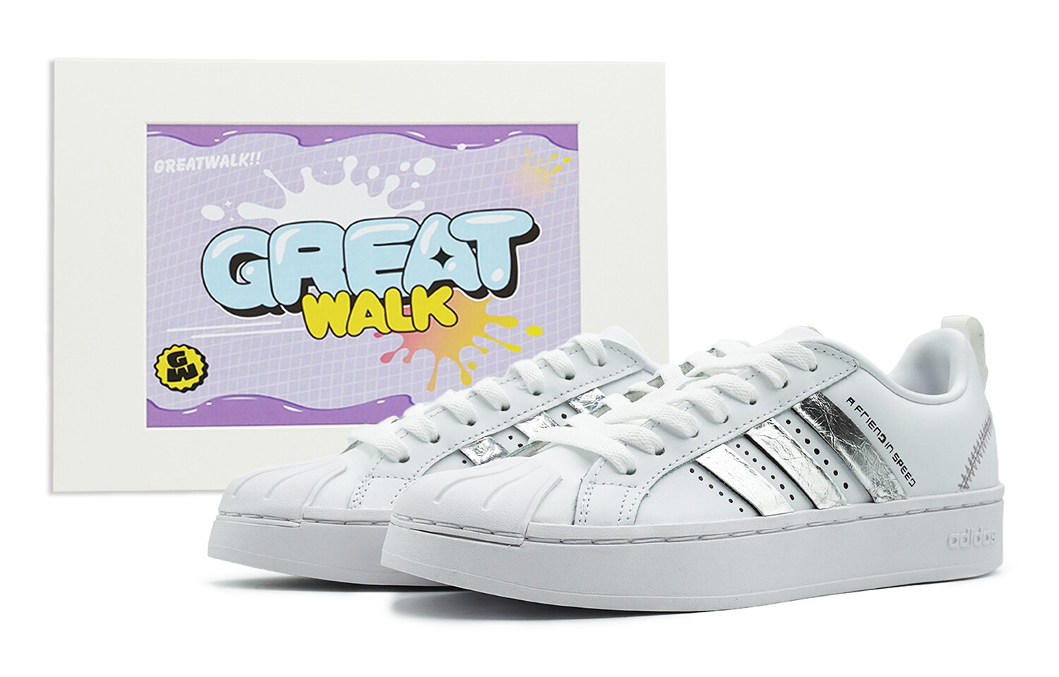 

Кроссовки adidas neo Streetcheck Skateboarding Shoes Women's Low-top White, белый
