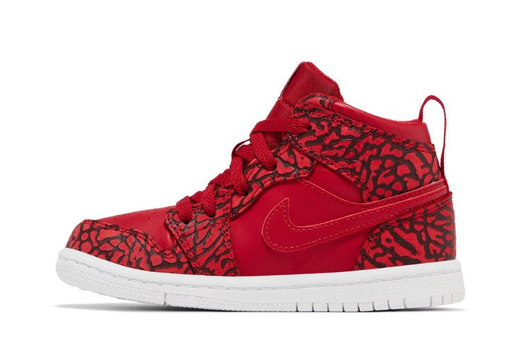 Кроссовки Air Jordan Air Jordan 1 Retro High Premium BT 'Red Elephant', красный — фото 4