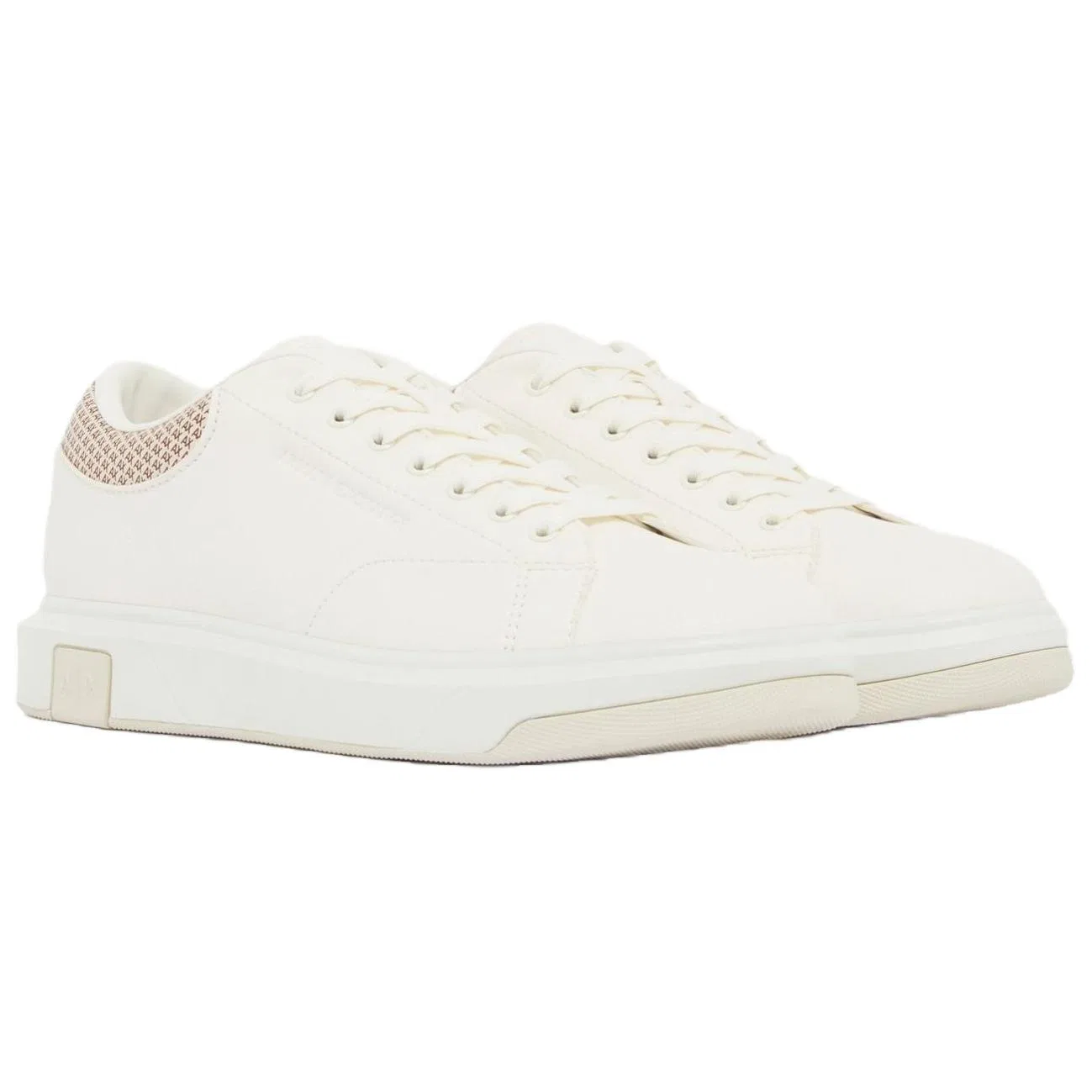 Кроссовки скейтбордические низкие ARMANI EXCHANGE Cream White — фото 4