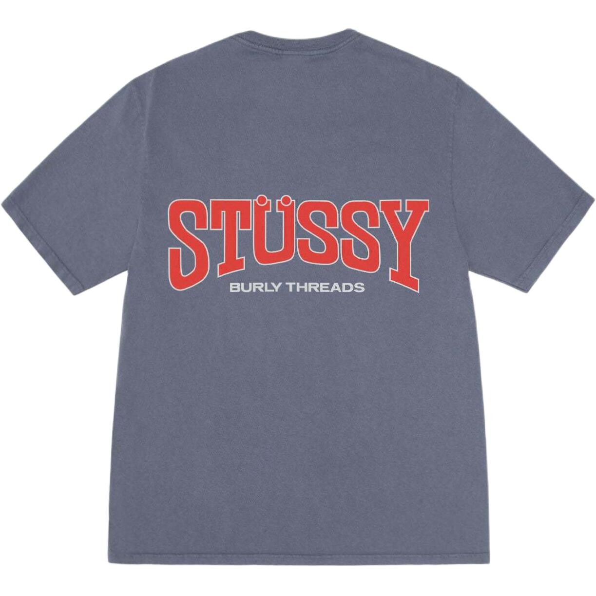 Футболка Burly Threads Pigment Dyed Stussy, белый — фото 2