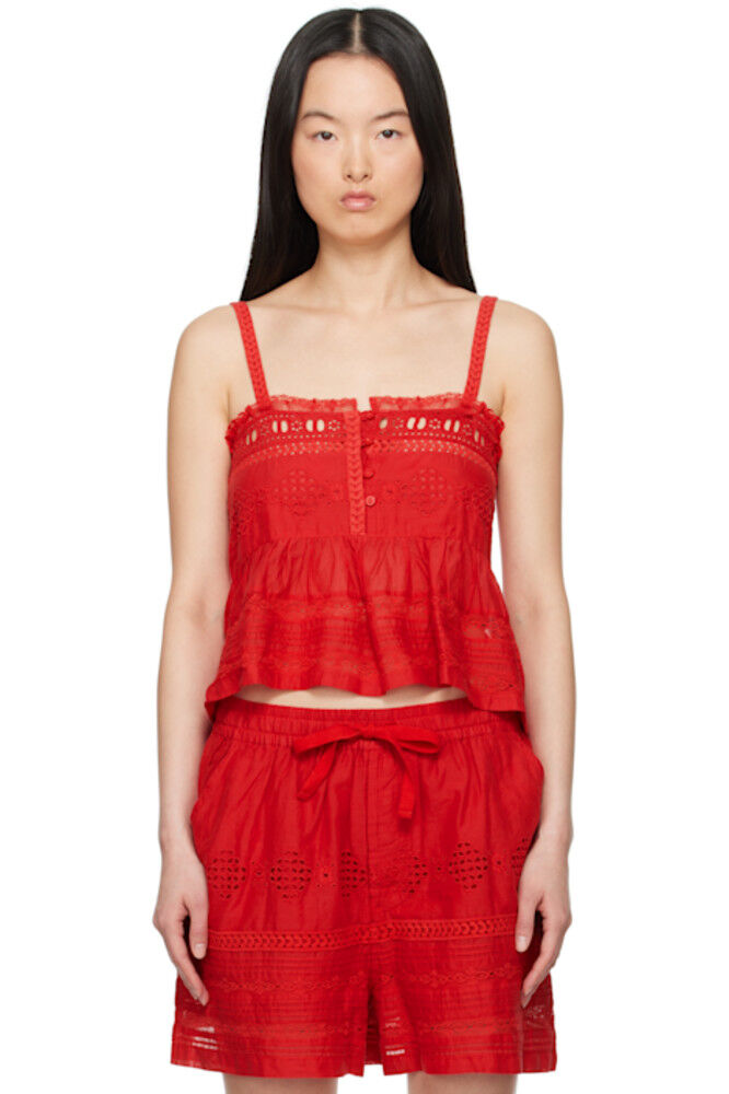 

Красный топ Denys Isabel Marant Etoile